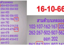 thailand lottery 3D 16-10-2566 202-66