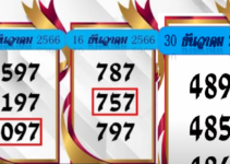 Government lottery formula, Thai lottery, latest draw 30/12/2566